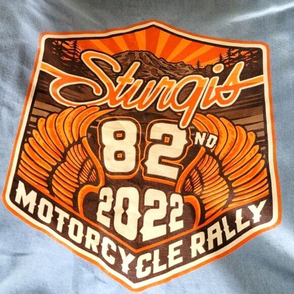 STURGIS 2022  82nd Anniversary Motorcycle RALLY JEAN SHIRT/JACKET NWT - Picture 3 of 13